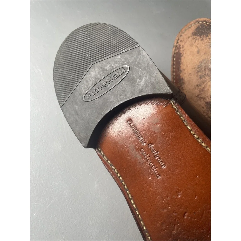 Florsheim Lexington Black Tassel Wingtip Loafers Size 8.5 D Designer‎ Collection
